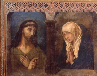 Cristo e a virgem de luto